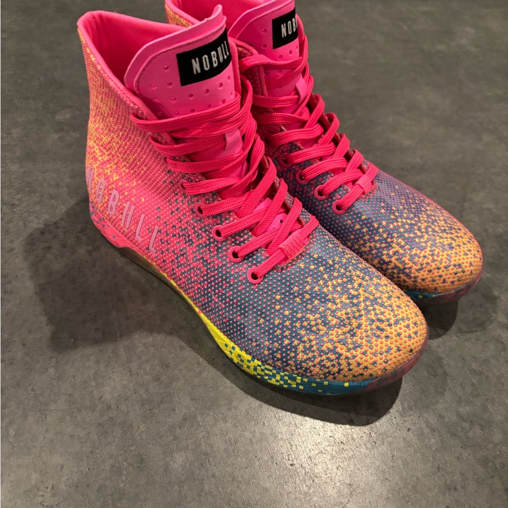 NOBULL Women's Pink and Purple Athletic High-Tops